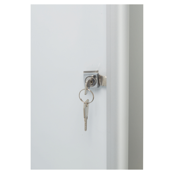 nobo Schaukasten Pacific silber 4x DIN A4 74,2 x 2,2 x 55,0 cm, 1 St.