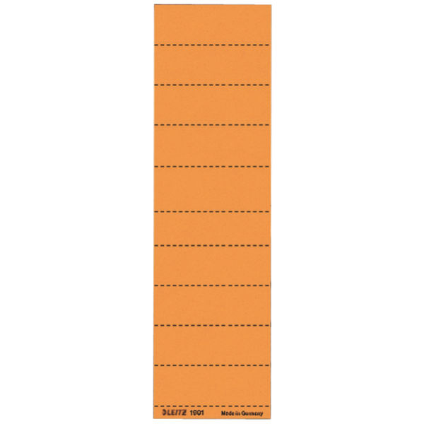 LEITZ Beschriftungsschilder für Hängeregister 1901 orange, 100 St.