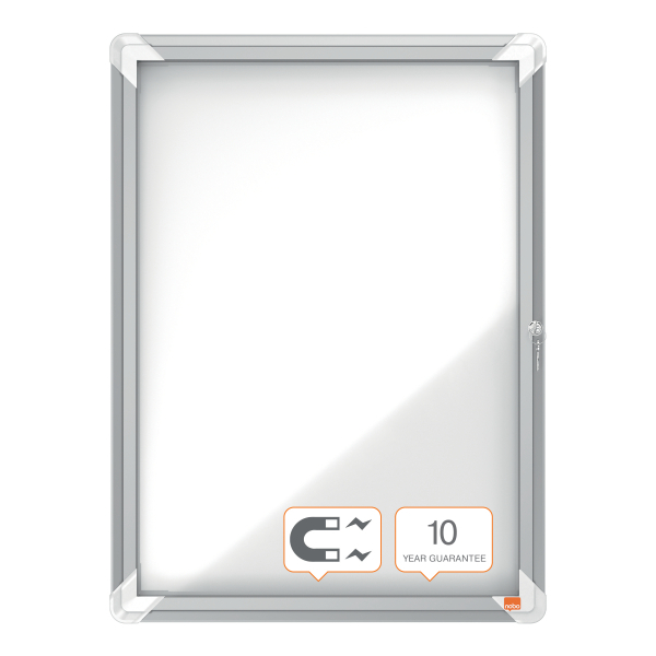 nobo Schaukasten silber 4x DIN A4 69,2 x 3,7 x 53,2 cm, 1 St.