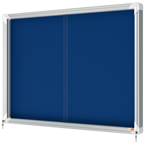 nobo Schaukasten silber 8x DIN A4 92,5 x 6,3 x 66,8 cm, 1 St.