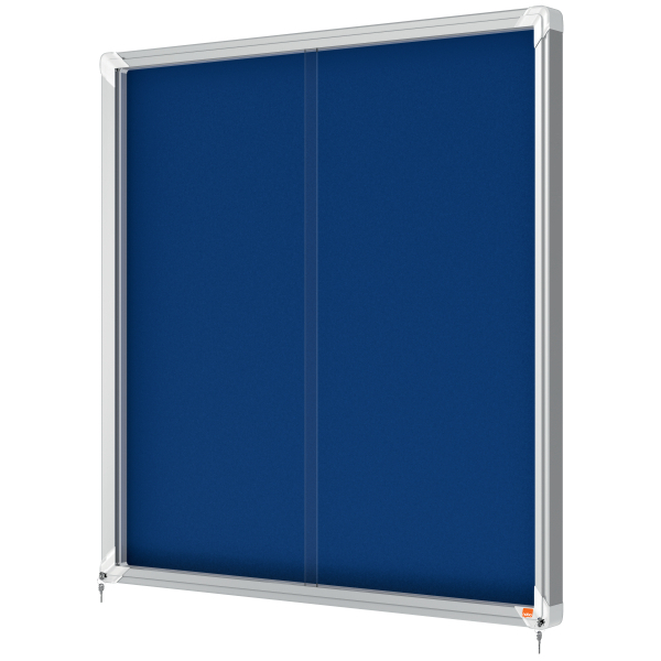 nobo Schaukasten silber 12x DIN A4 92,5 x 6,3 x 97,0 cm, 1 St.