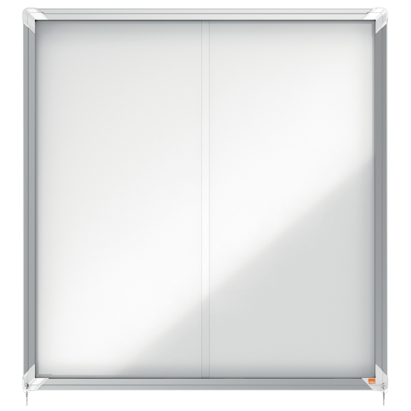 nobo Schaukasten silber 12x DIN A4 97,2 x 5,4 x 100,0 cm, 1 St.