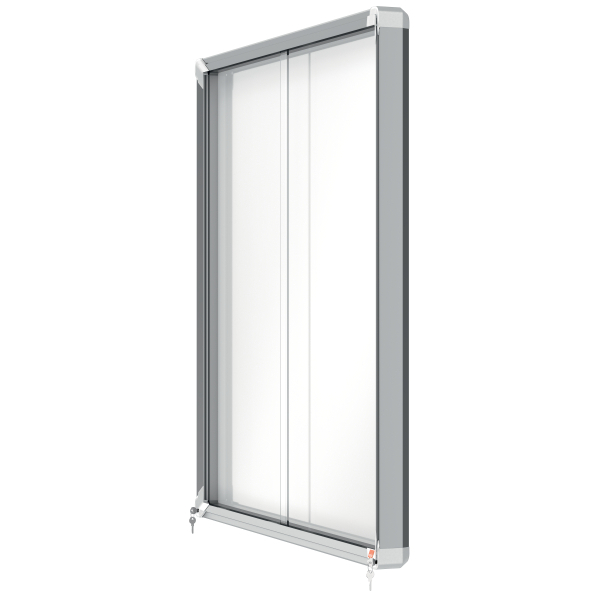 nobo Schaukasten silber 12x DIN A4 97,2 x 5,4 x 100,0 cm, 1 St.