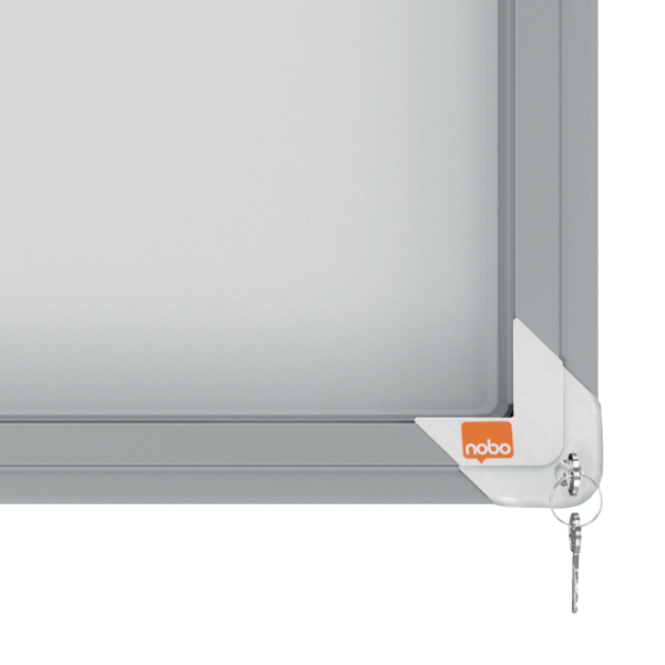 nobo Schaukasten silber 12x DIN A4 97,2 x 5,4 x 100,0 cm, 1 St.