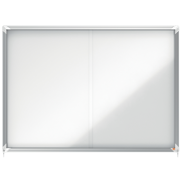 nobo Schaukasten silber 18x DIN A4 141,2 x 5,4 x 100,0 cm, 1 St.
