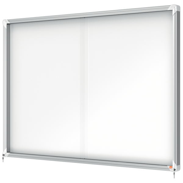 nobo Schaukasten silber 18x DIN A4 141,2 x 5,4 x 100,0 cm, 1 St.