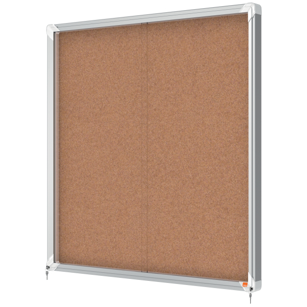 nobo Schaukasten silber 12x DIN A4 92,5 x 6,3 x 97,0 cm, 1 St.