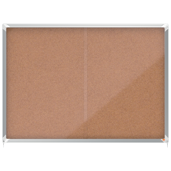 nobo Schaukasten silber 18x DIN A4 135,5 x 6,3 x 97,0 cm, 1 St.