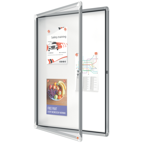 nobo Schaukasten silber 9x DIN A4 75,2 x 4,5 x 100,0 cm, 1 St.