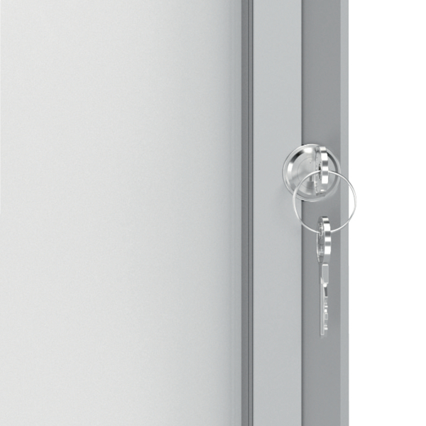 nobo Schaukasten silber 12x DIN A4 97,2 x 4,5 x 100,0 cm, 1 St.