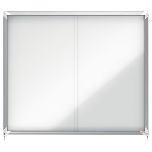 nobo Schaukasten silber 15x DIN A4 119,2 x 5,4 x 100,0 cm, 1 St.