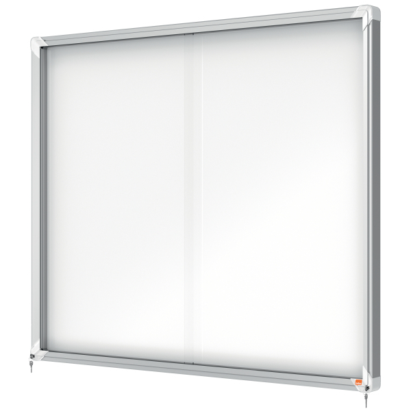 nobo Schaukasten silber 15x DIN A4 119,2 x 5,4 x 100,0 cm, 1 St.