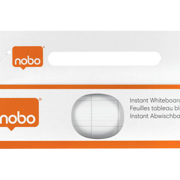 nobo Flipchart-Folie Instant glatt 60,0 x 80,0 cm, 25 Blatt