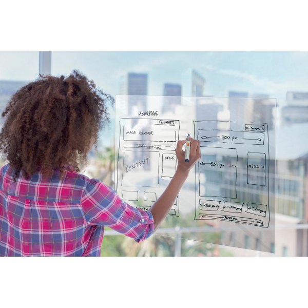nobo Flipchart-Folie Instant glatt 60,0 x 80,0 cm, 25 Blatt