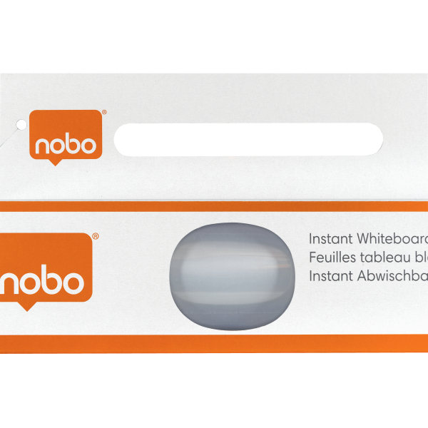nobo Flipchart-Folie Instant glatt 60,0 x 80,0 cm, 25 Blatt