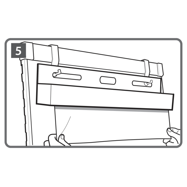 nobo Flipchart-Folie Instant glatt 60,0 x 80,0 cm, 25 Blatt