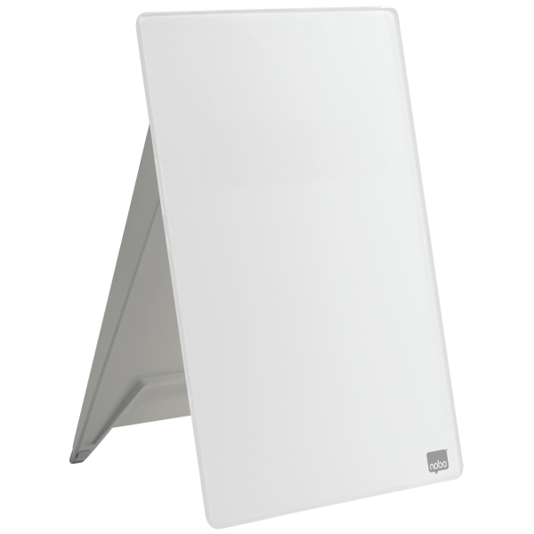 nobo Schreibtisch-Whiteboard Notiz 21,6 x 29,7 cm brillant weiß Glas