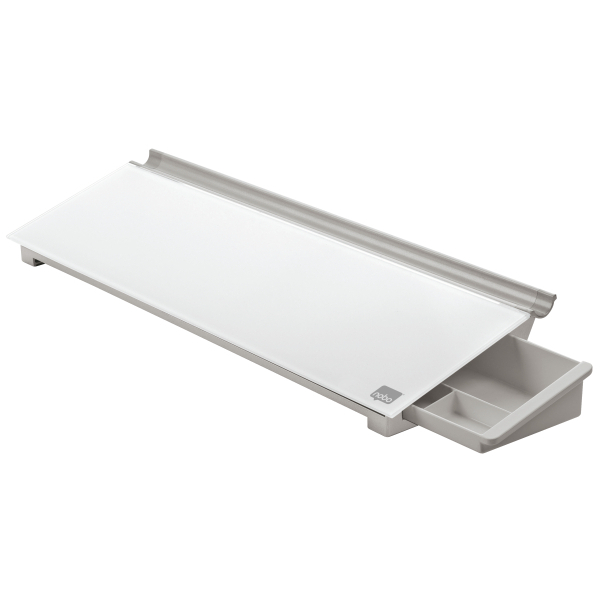 nobo Schreibtisch-Whiteboard Notiz 45,0 x 14,0 cm weiß Glas
