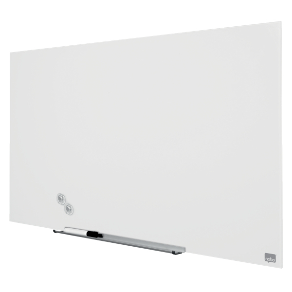 nobo Glas-Magnettafel Impression Pro Widescreen 100,0 x 56,0 cm brillant weiß