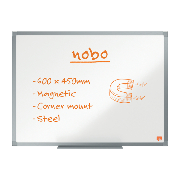 nobo Whiteboard Essence 60,0 x 45,0 cm weiß lackierter Stahl