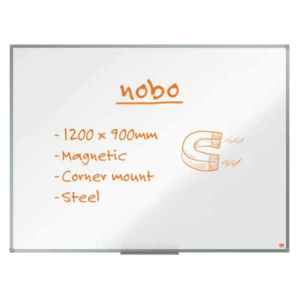 nobo Whiteboard Essence 120,0 x 90,0 cm weiß lackierter Stahl
