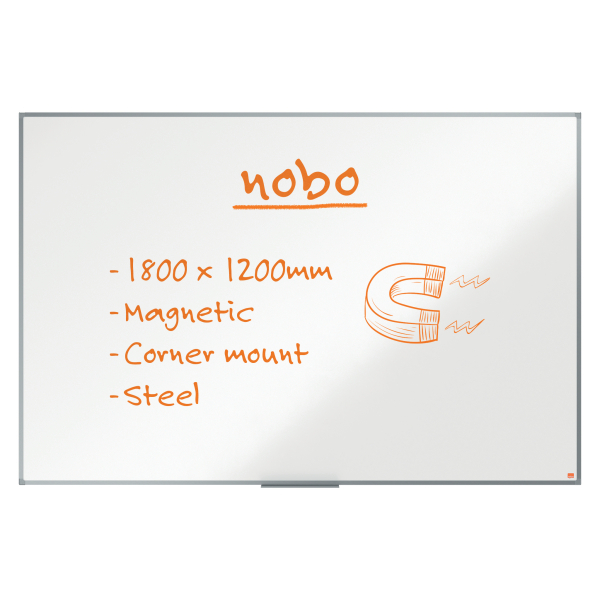 nobo Whiteboard Essence 180,0 x 120,0 cm weiß lackierter Stahl