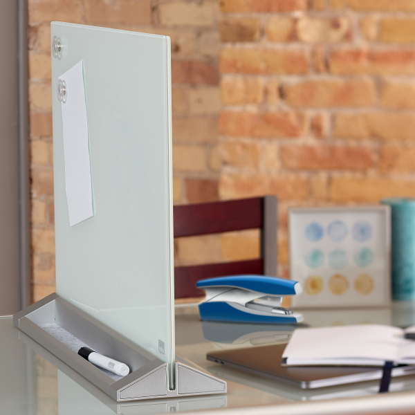 nobo Glas-Magnettafel Diamond 60,0 x 45,0 cm weiß