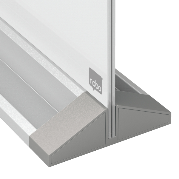 nobo Glas-Magnettafel Diamond 60,0 x 45,0 cm weiß