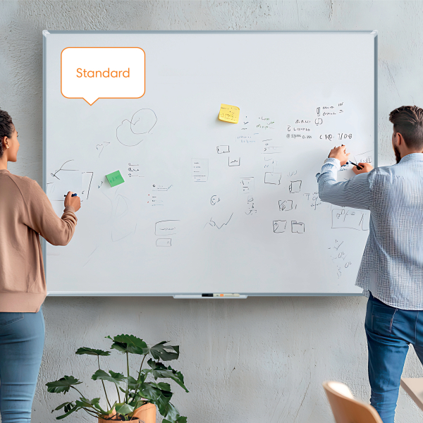 nobo Whiteboard Premium Plus 180,0 x 90,0 cm weiß, silber emaillierter Stahl