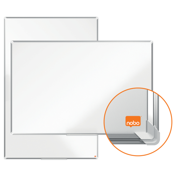 nobo Whiteboard Premium Plus 180,0 x 90,0 cm weiß, silber emaillierter Stahl