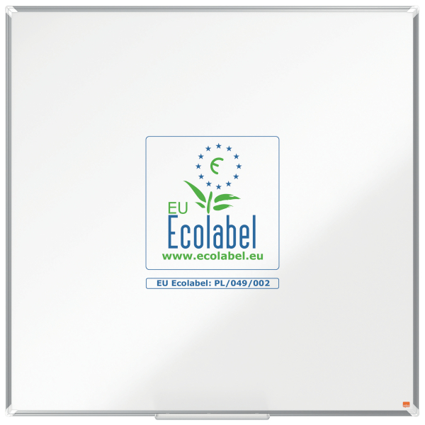 nobo Whiteboard Premium Plus 120,0 x 120,0 cm weiß, silber lackierter Stahl