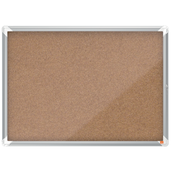 nobo Schaukasten Premium Plus silber 8x DIN A4 92,3 x 4,3 x 66,7 cm, 1 St.