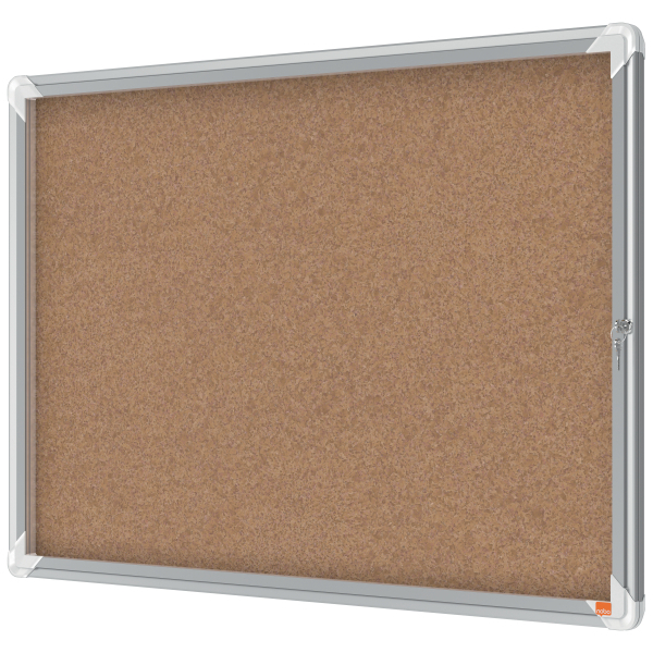 nobo Schaukasten Premium Plus silber 8x DIN A4 92,3 x 4,3 x 66,7 cm, 1 St.
