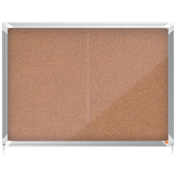 nobo Schaukasten silber 8x DIN A4 92,5 x 6,3 x 66,8 cm, 1 St.