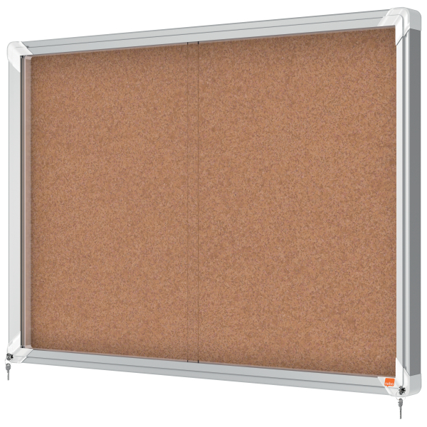 nobo Schaukasten silber 8x DIN A4 92,5 x 6,3 x 66,8 cm, 1 St.