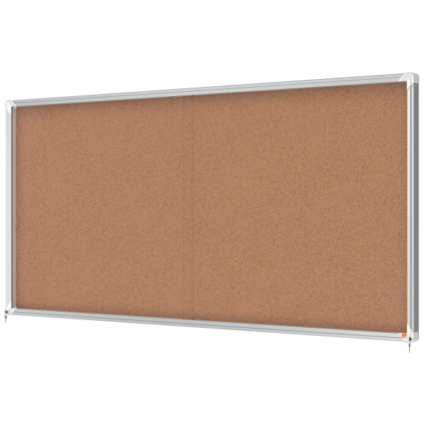 nobo Schaukasten silber 27x DIN A4 200,0 x 6,3 x 97,0 cm, 1 St.