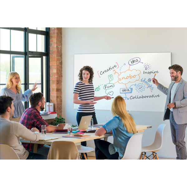 nobo Whiteboard Impression Pro 150,0 x 100,0 cm weiß emaillierter Stahl
