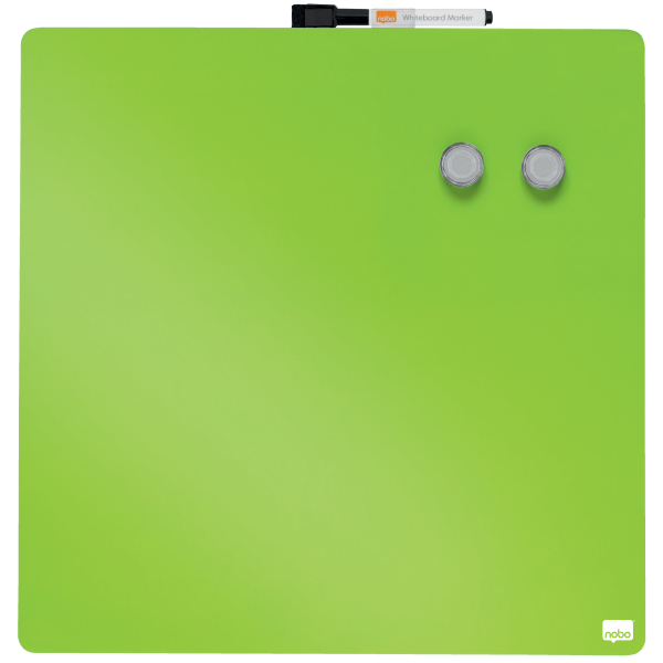 nobo Magnettafel beschreibbar 36,0 x 36,0 cm orange