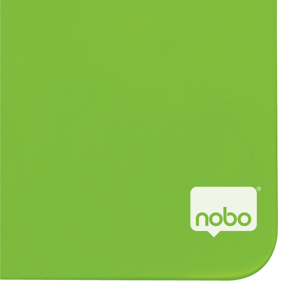 nobo Magnettafel beschreibbar 36,0 x 36,0 cm orange