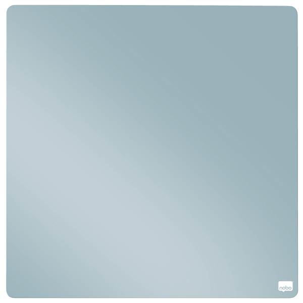 nobo Magnettafel beschreibbar 36,0 x 36,0 cm grau