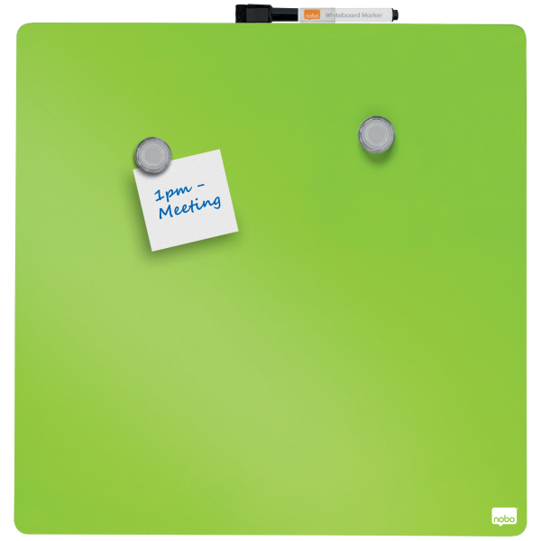 nobo Magnettafel beschreibbar 36,0 x 36,0 cm grau