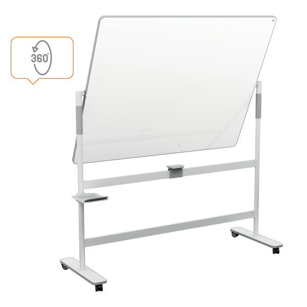 nobo mobiles Whiteboard Move & Meet 120,0 x 150,0 cm weiß Stahl