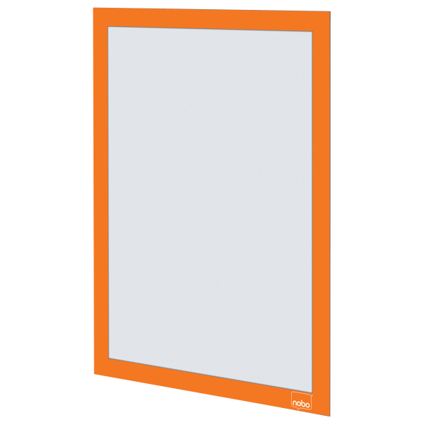 nobo Magnetrahmen selbstklebend orange A4, 2 St.