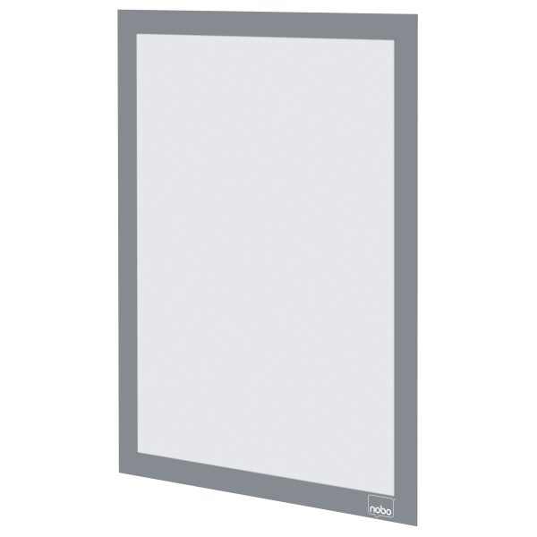 nobo Magnetrahmen selbstklebend silber A4, 2 St.