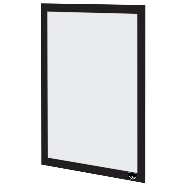 nobo Magnetrahmen selbstklebend schwarz A4, 2 St.