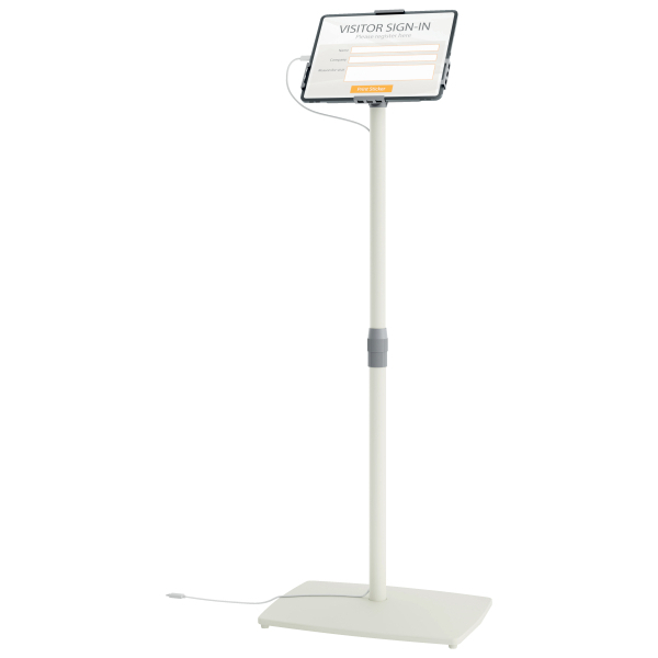 nobo Tablet-Bodenständer Impression Pro Universal 1915740 silber, weiß für 1 Tablet, Bodenständer