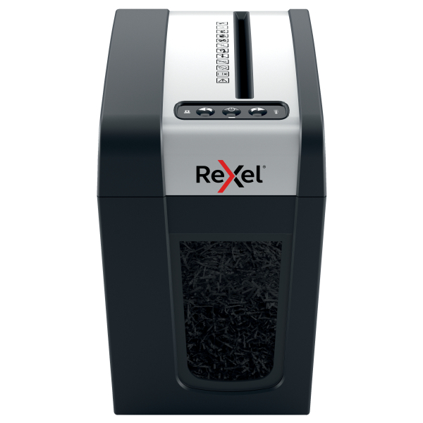 Rexel Secure MC3-SL Slim Aktenvernichter mit Partikelschnitt P-5, 2 x 15 mm, bis 3 Blatt, schwarz