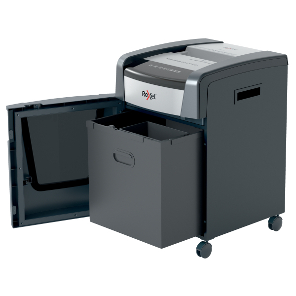 Rexel XP420+ Aktenvernichter mit Partikelschnitt P-4, 4 x 35 mm, bis 21,0 l, grau