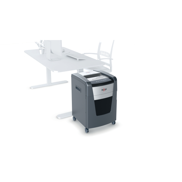 Rexel XP512+ Aktenvernichter mit Partikelschnitt P-5, 2 x 15 mm, bis 12 Blatt, grau