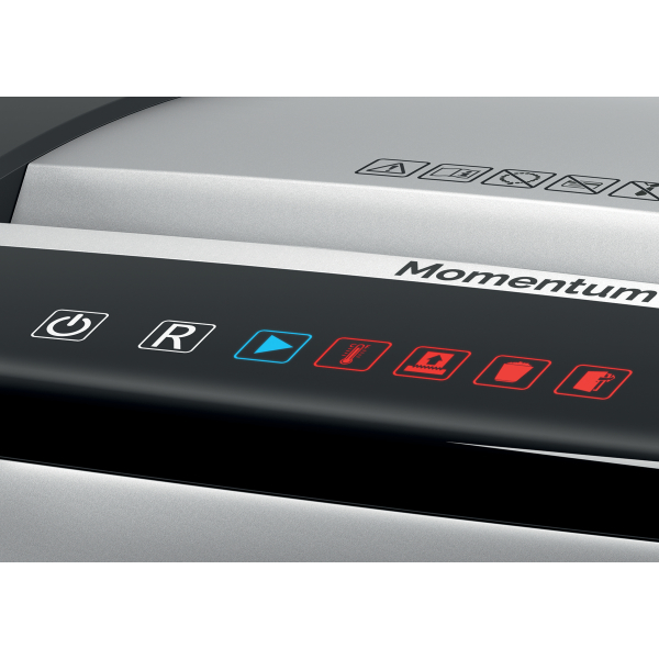Rexel Momentum X420 Aktenvernichter mit Partikelschnitt P-4, 4 x 40 mm, bis 20 Blatt, schwarz